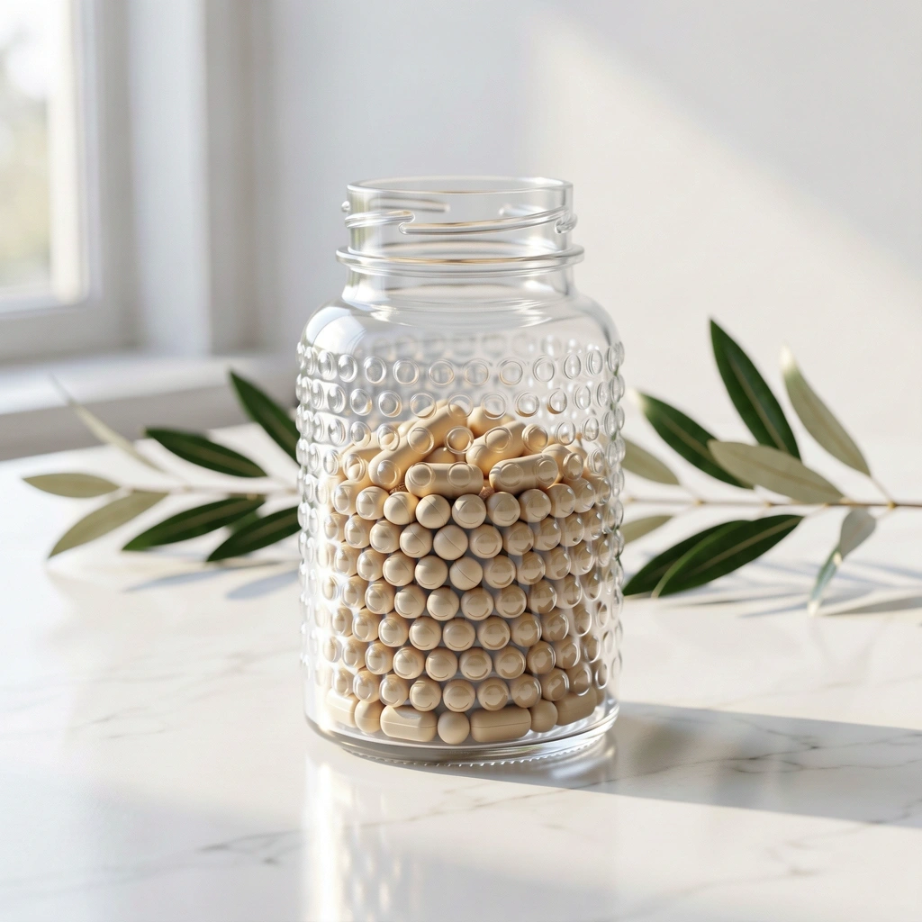 Men's Vitality Supplement Bottle